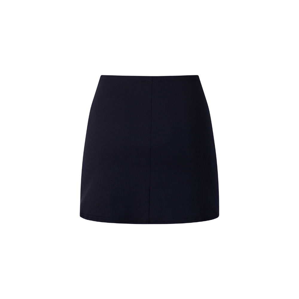 Aima Dora - Beach A-Line Skirt - Rear / Deep Blu - Deep Blu