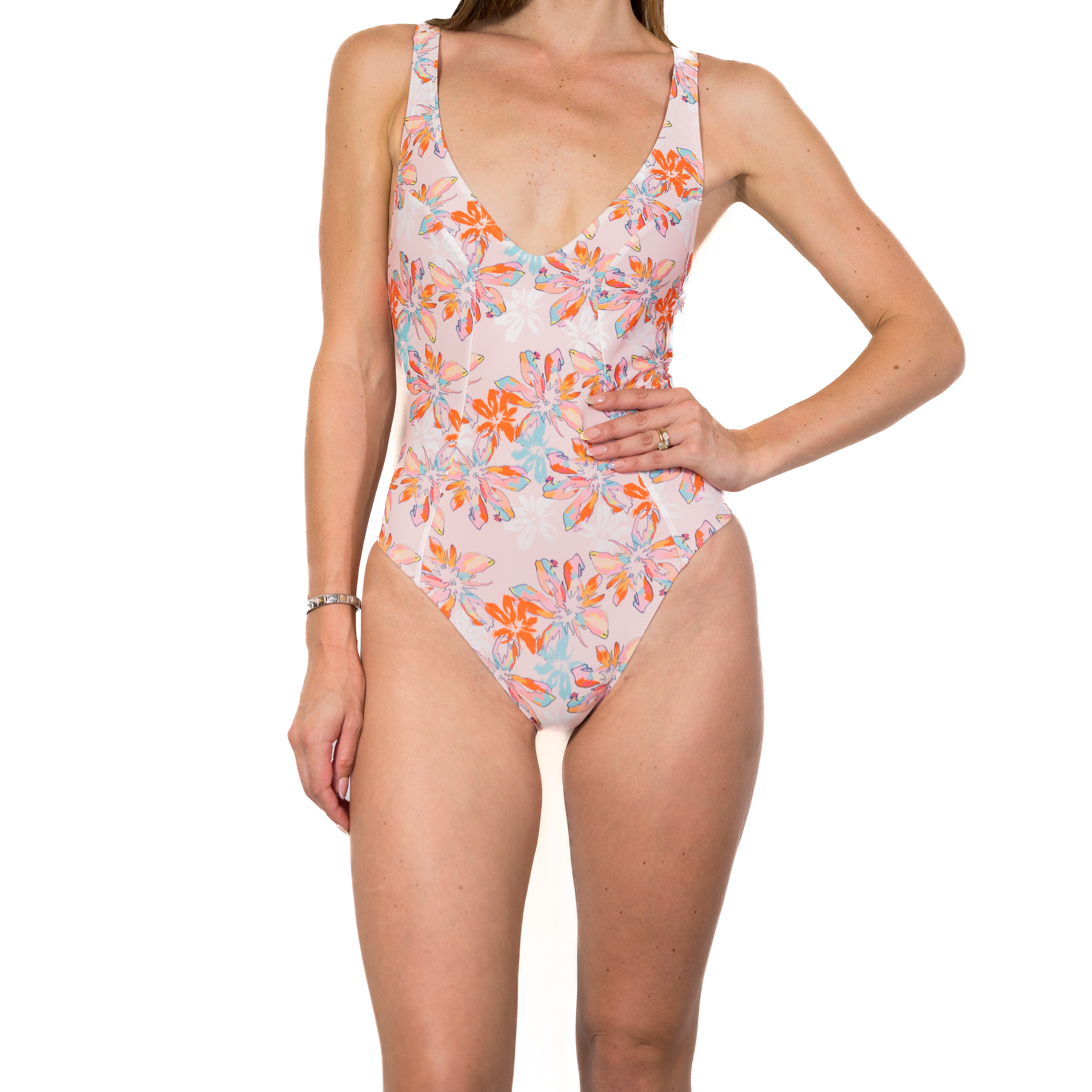 Aima Dora - Timeless Swimsuit - Front / Hibiscus - Hibiscus