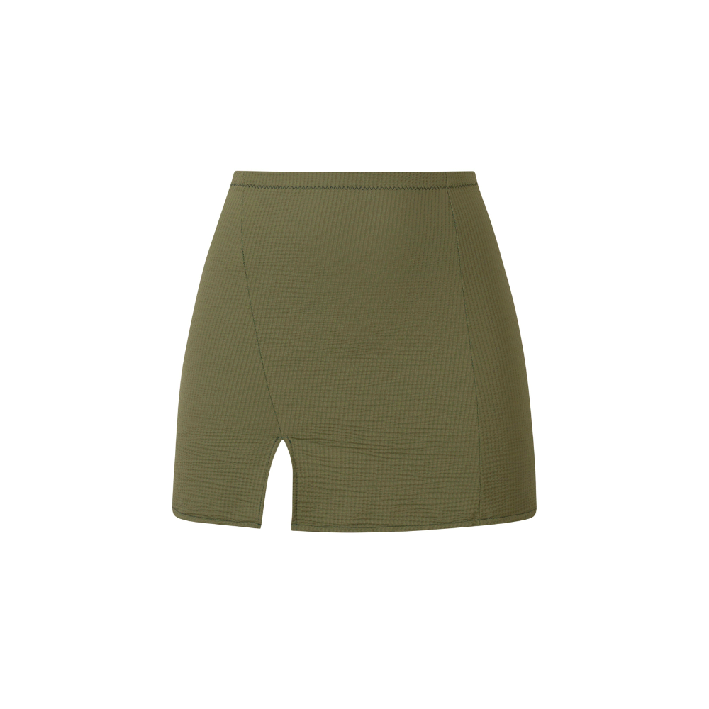 Aima Dora - Beach A-Line Skirt - Front / Sugar Cane - Sugar Cane