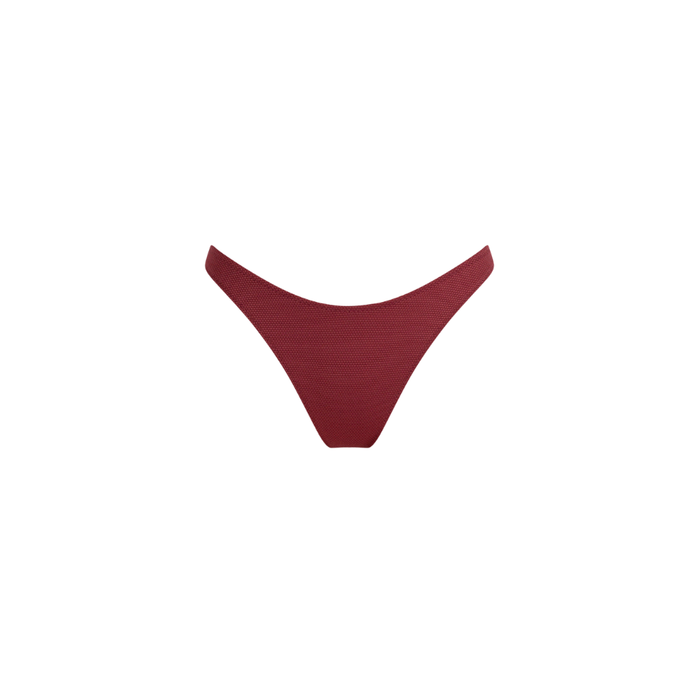 Tanga taille haute échancré