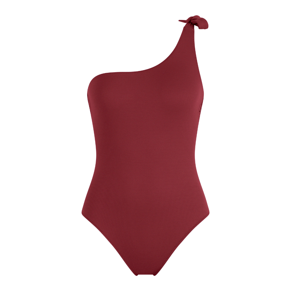 Shoulder Tie-Up Swimsuit