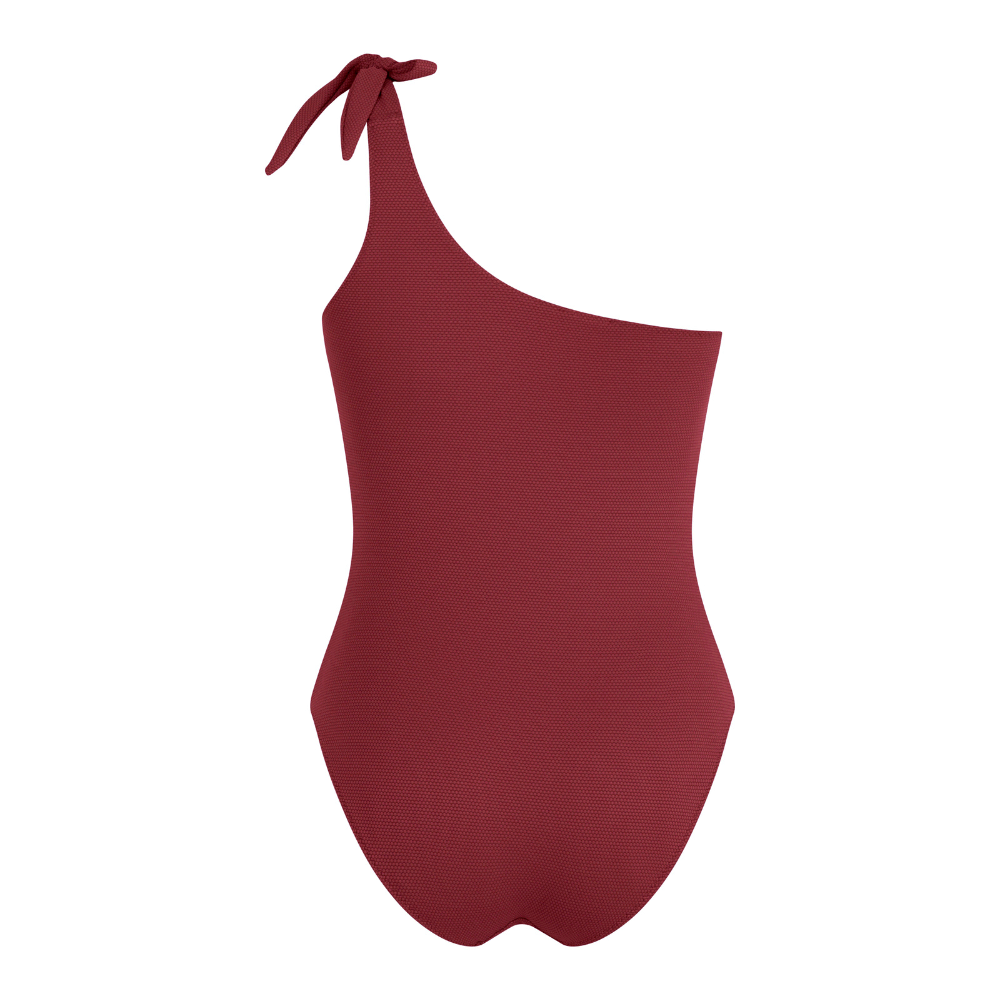 Shoulder Tie-Up Swimsuit