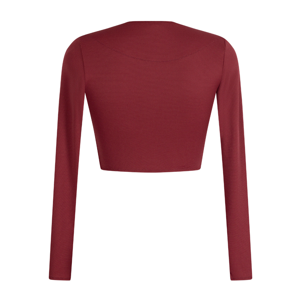 Aima Dora - Zip Up Short Rash Guard - UPV 50+ sun protection - Rear / Tamarin - Tamarin