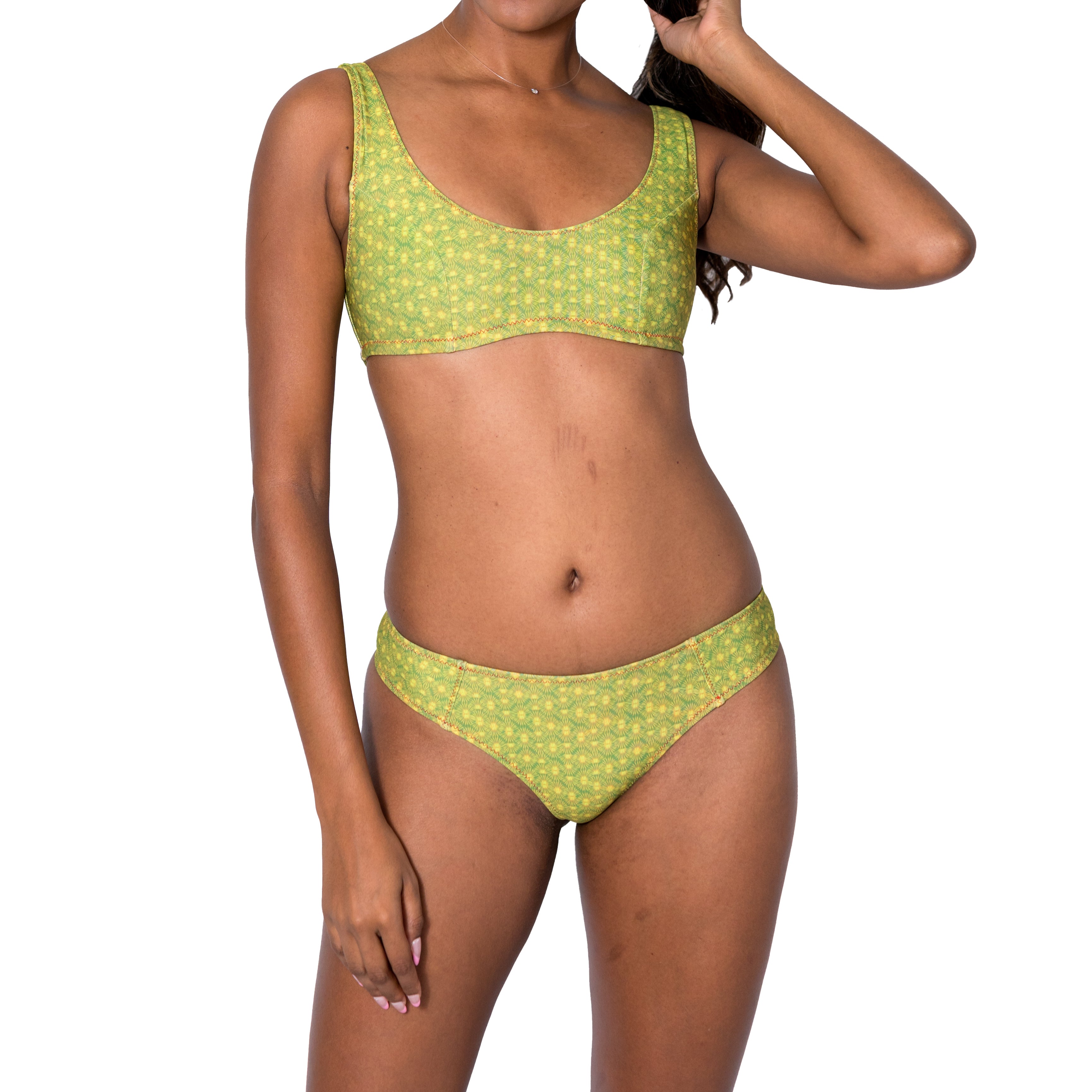 Aima Dora- Bralette Top - Front / Turtle Bay - Baie aux tortues