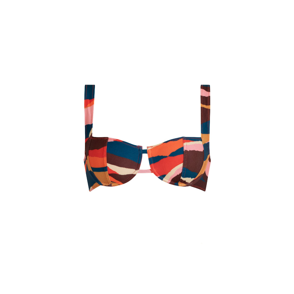 Aima Dora - Balconette Top - Front / chamarel - chamarel