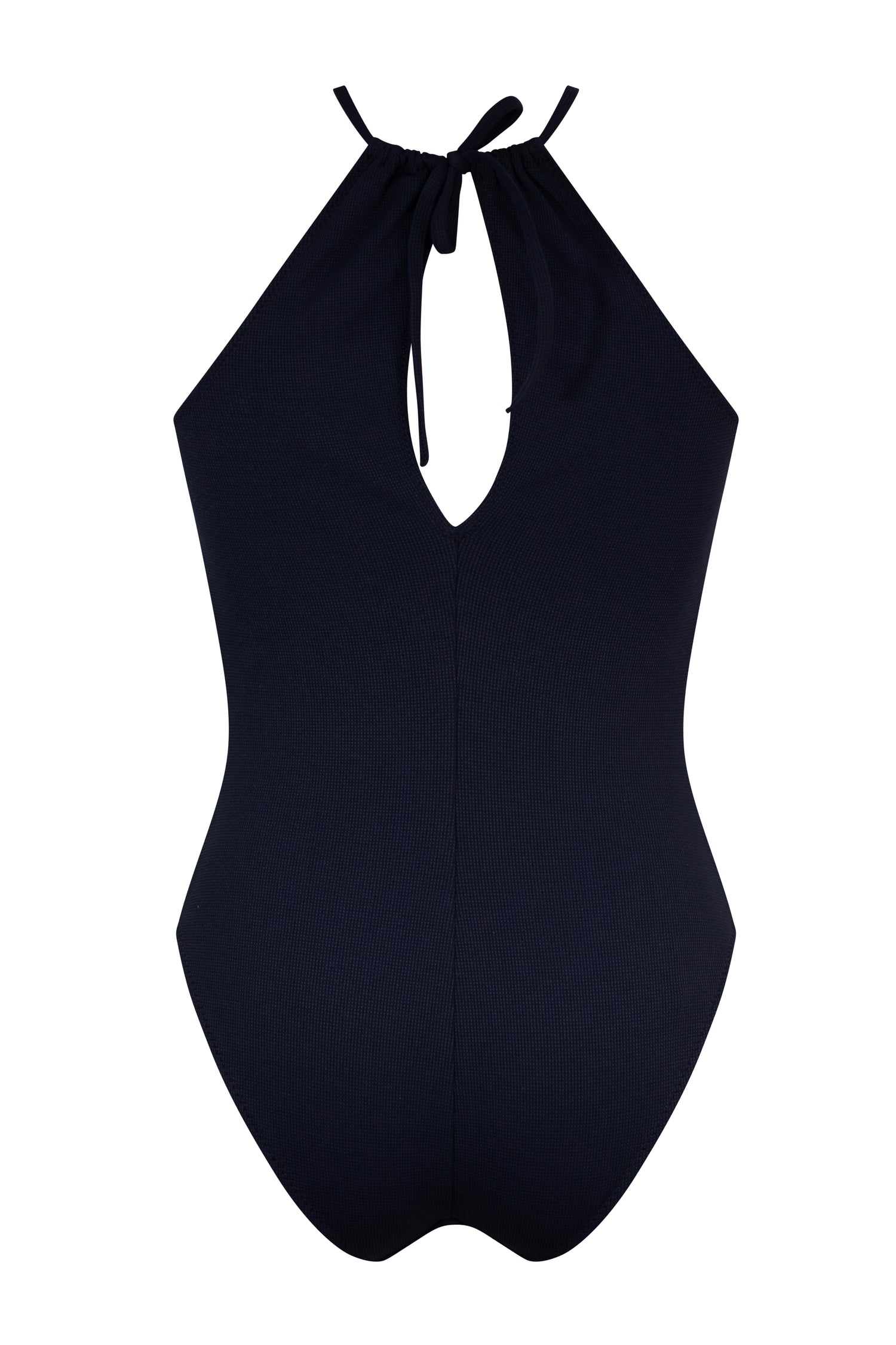 Aima Dora - High Neck Swimsuit - Rear / deep blu- deep blu