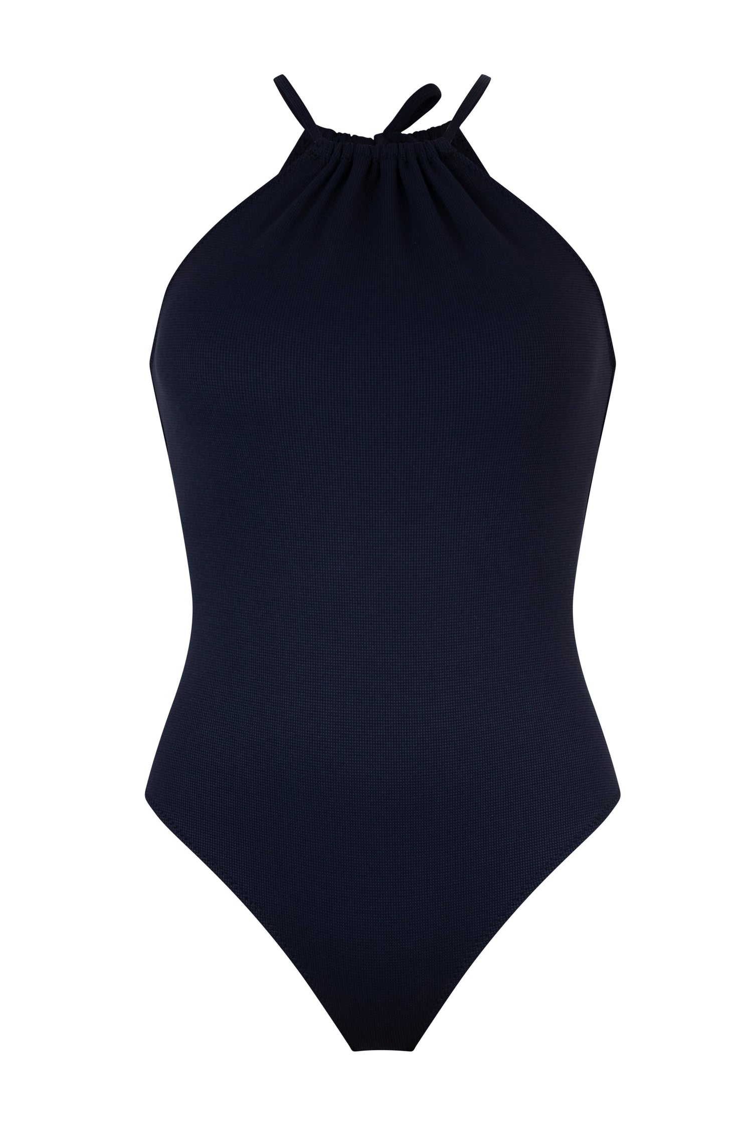 Aima Dora - High Neck Swimsuit - Front / deep blu- deep blu