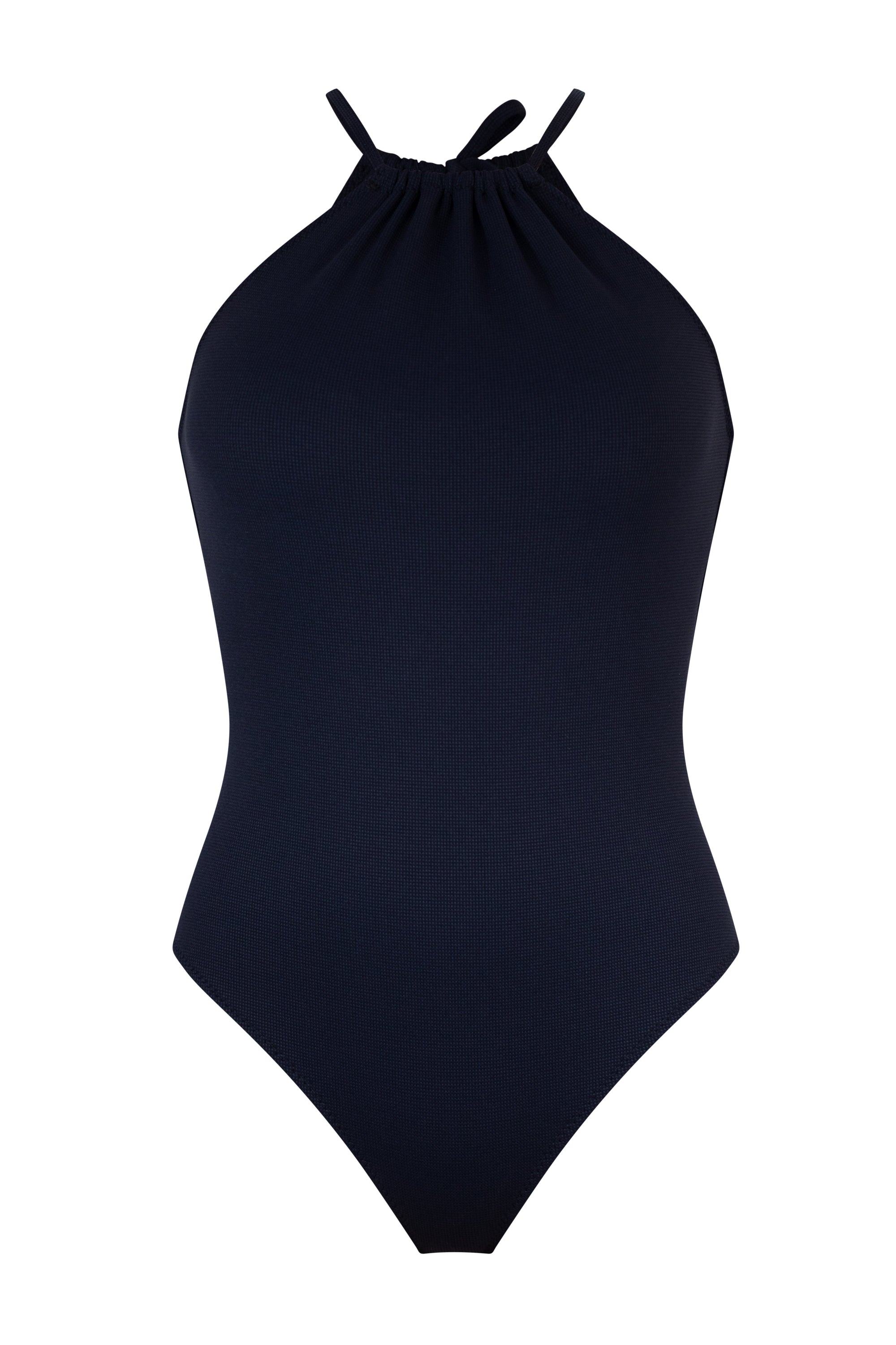 Aima Dora - High Neck Swimsuit - Front / deep blu- deep blu