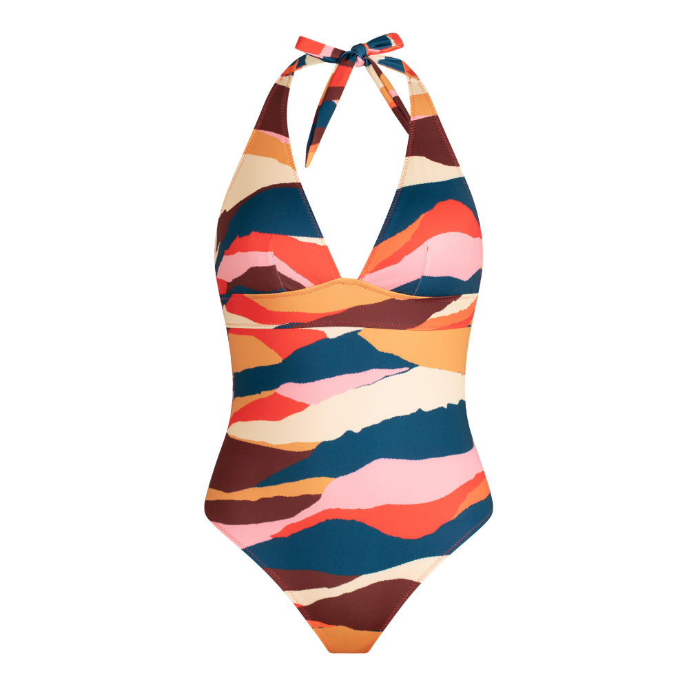 Halter One Piece Swimsuit
