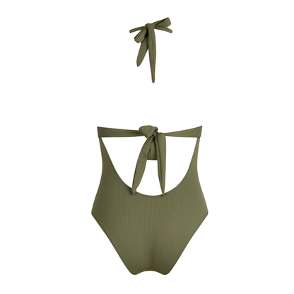 Halter One Piece Swimsuit