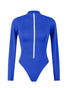 Aima Dora - Surfsuit Cheeky - Front / Blue Wave - Blue Wave