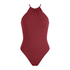 Aima Dora - High Neck Swimsuit - Front / Tamarin - Tamarin