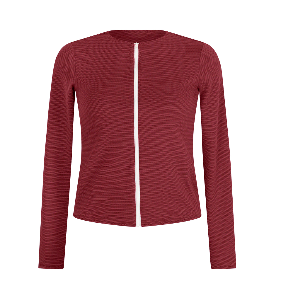 Zip Up Long Rash Guard - UPV 50+ sun protection