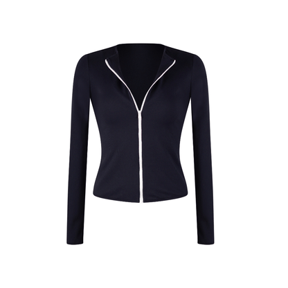 Zip Up Long Rash Guard - UPV 50+ sun protection