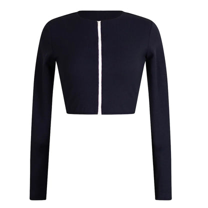 Aima Dora - Zip Up Short Rash Guard - UPV 50+ sun protection - Front / Deep Blu - Deep Blu