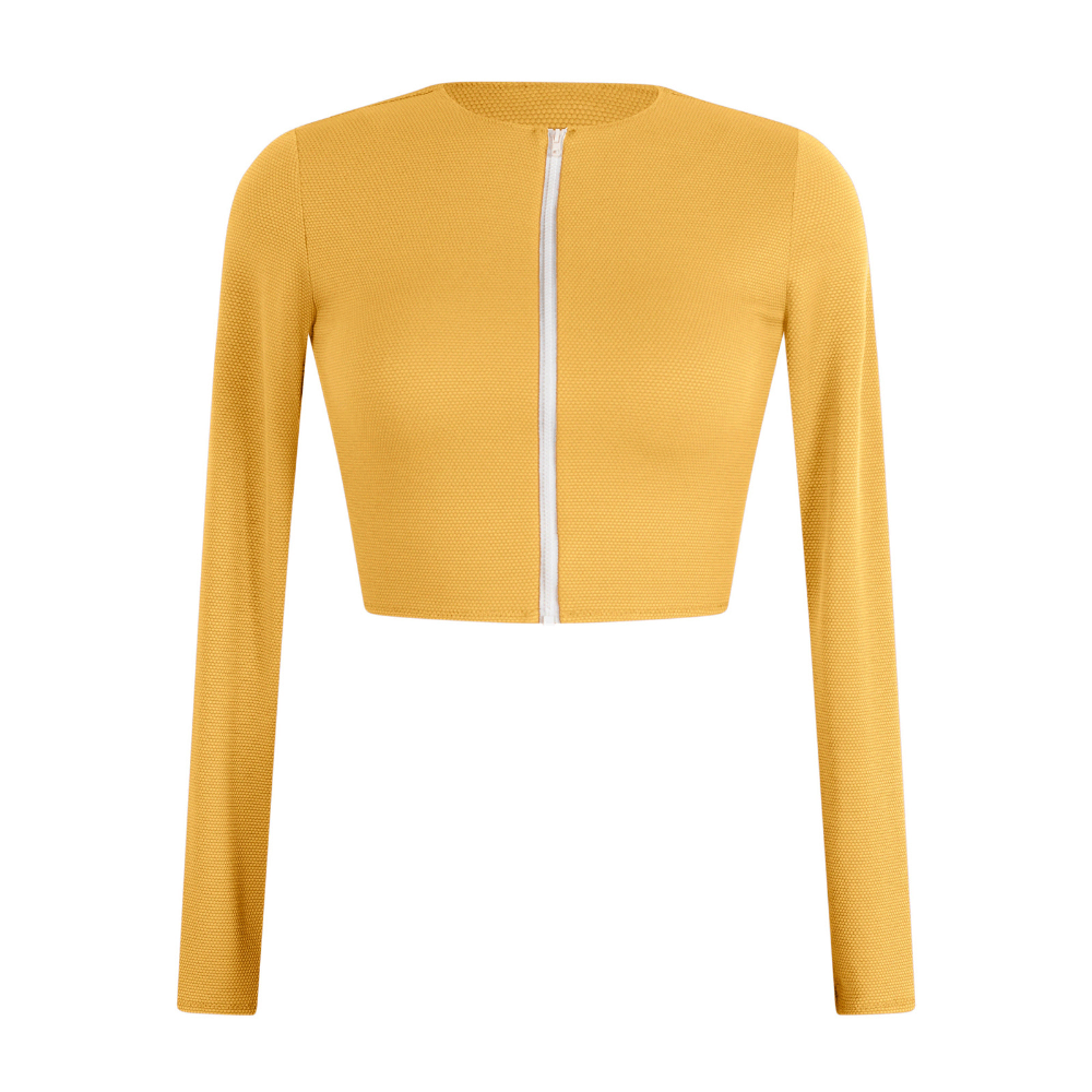 Zip Up Short Rash Guard - UPV 50+ sun protection